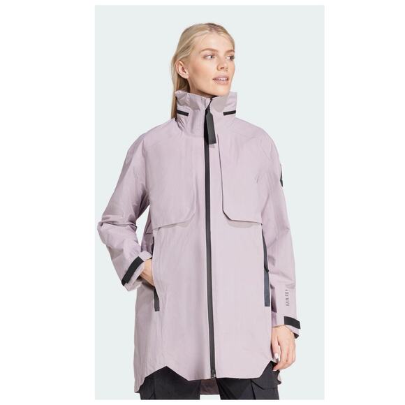 Adidas MYSHELTER RAIN.RDY Waterproof Parka Size US/XL - Picture 1 of 16